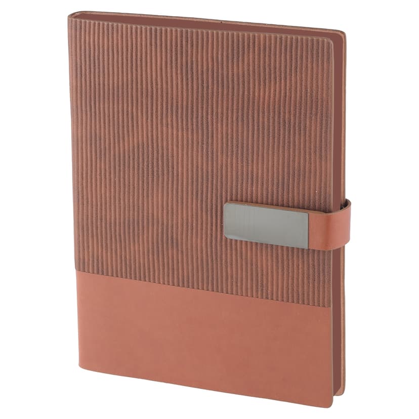 Termo Çizgili Deri Defter